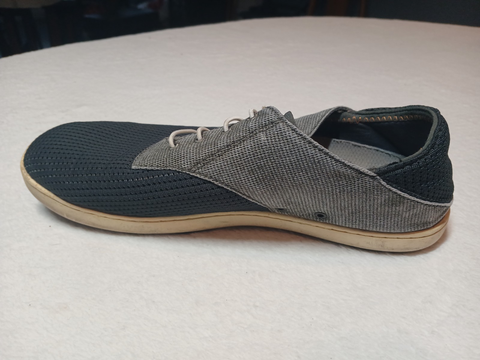 Olukai Nohea Moku Mesh Grey Slip On Casual Boat Shoes Men’s 9 Casual Comfort
