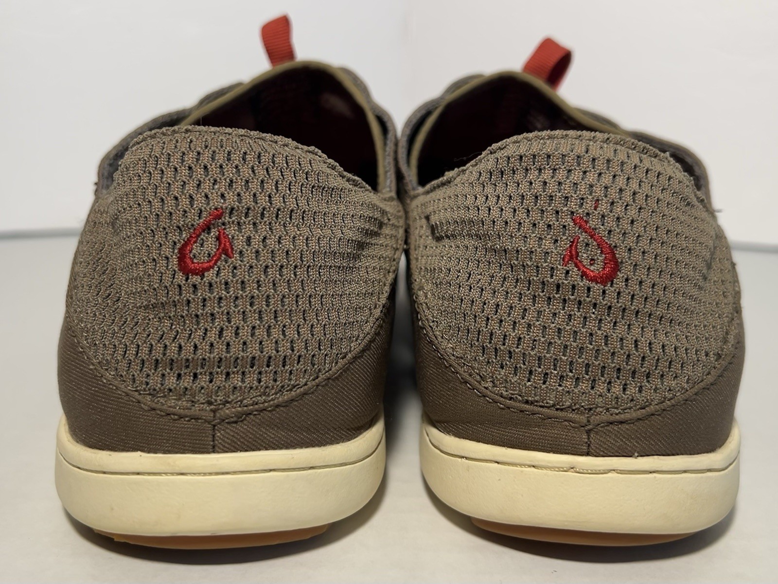 Olukai Mens Nohea Moku Brown 10283-RK13 Slip On Sneakers Shoes Casual Size M11