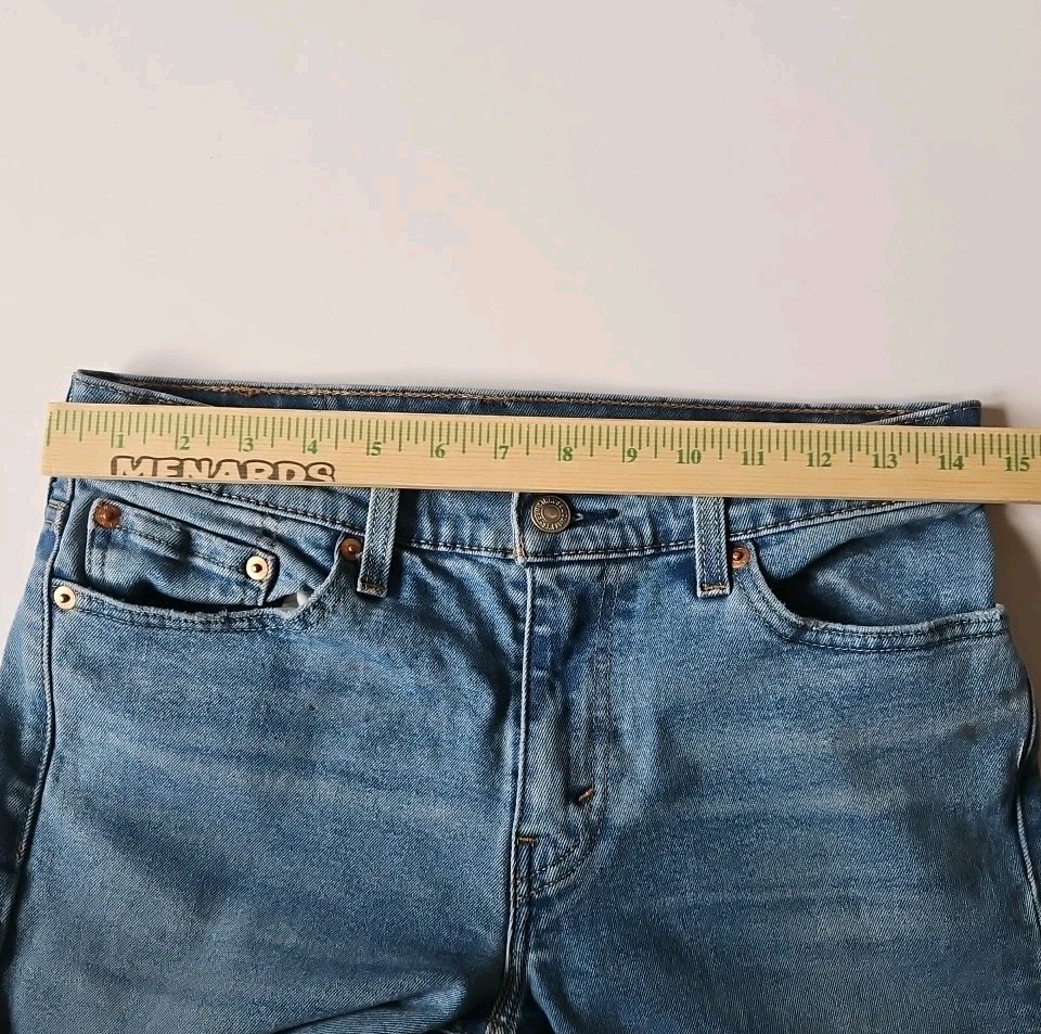Levis 511 Slim Fit Jeans All Seasons Tech Light Blue Denim Men’s Size W29xL32