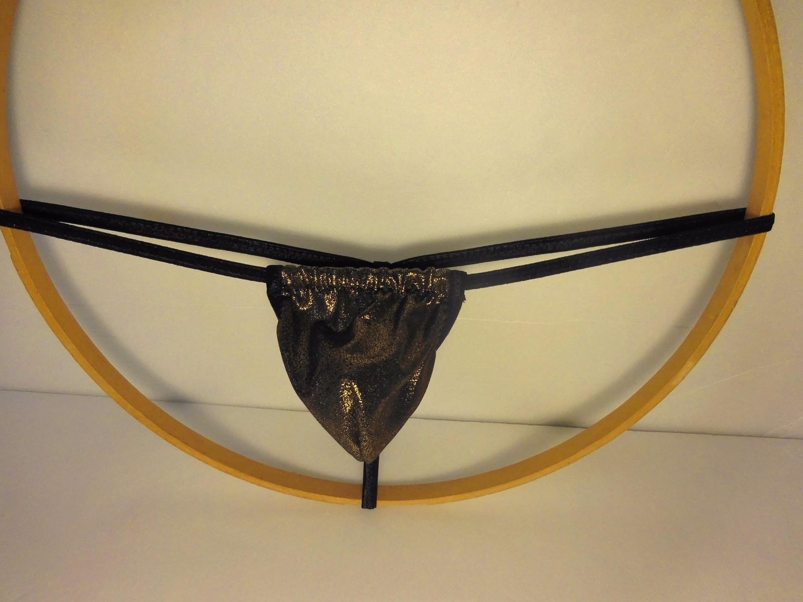 Men’s G String Thong Underwear Extreme Micro slider Gold Mine T back By SWIC