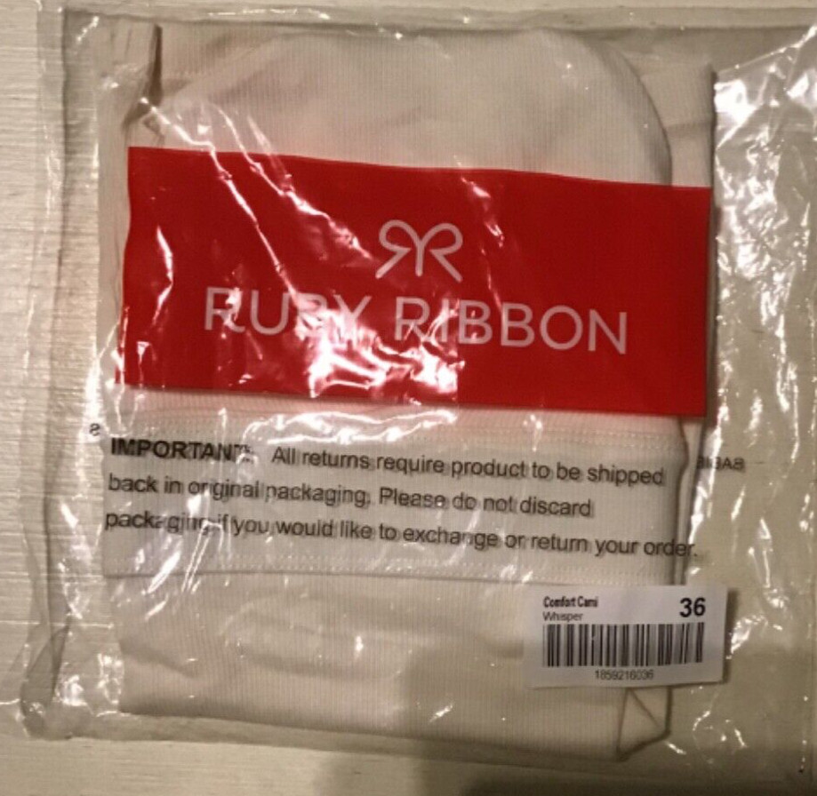 Ruby Ribbon new Comfort Cami #1859