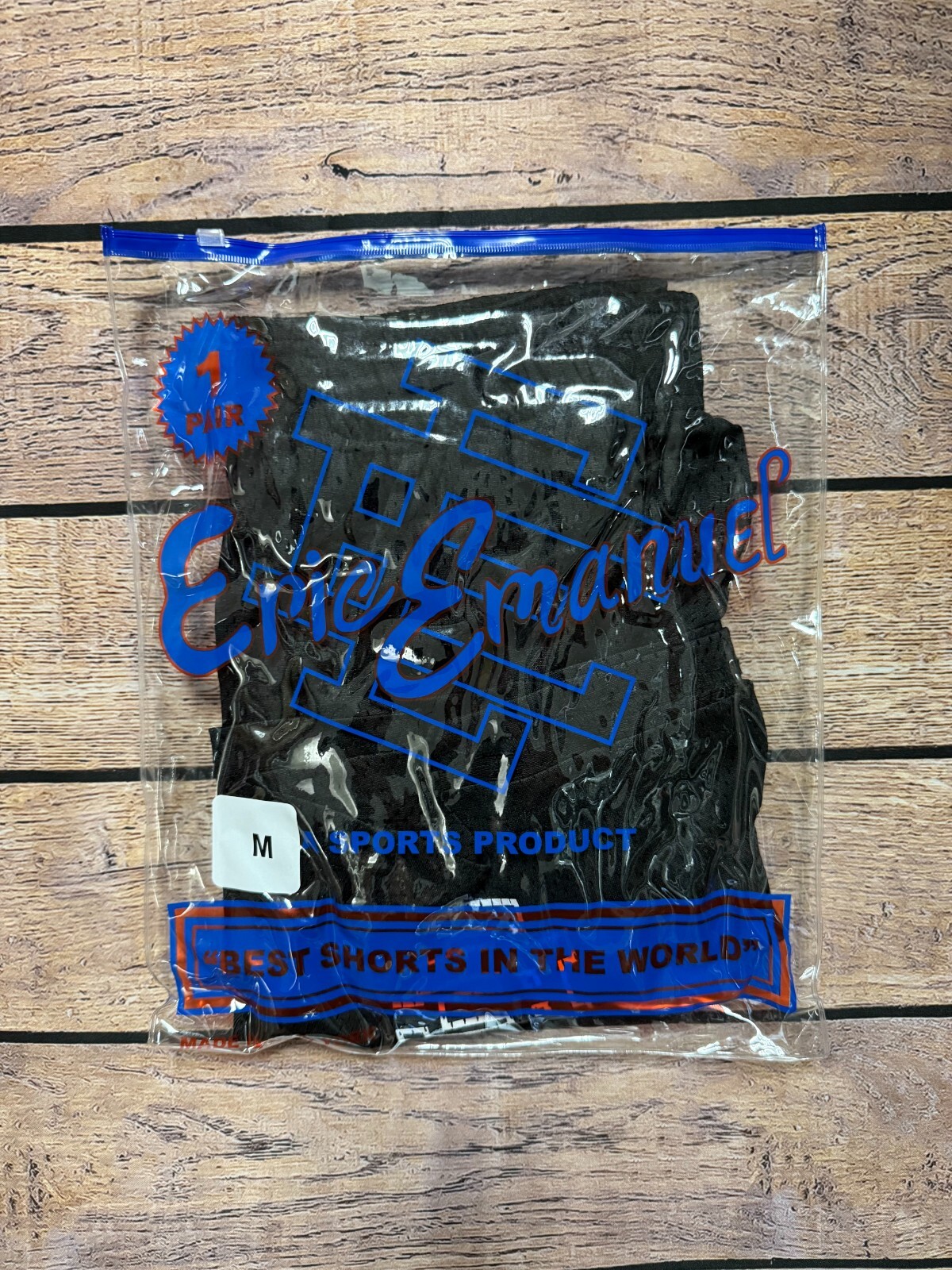 NEW Eric Emanuel EE Basic Short (SS23) Black/Black/White AUTHENTIC Size S-XL