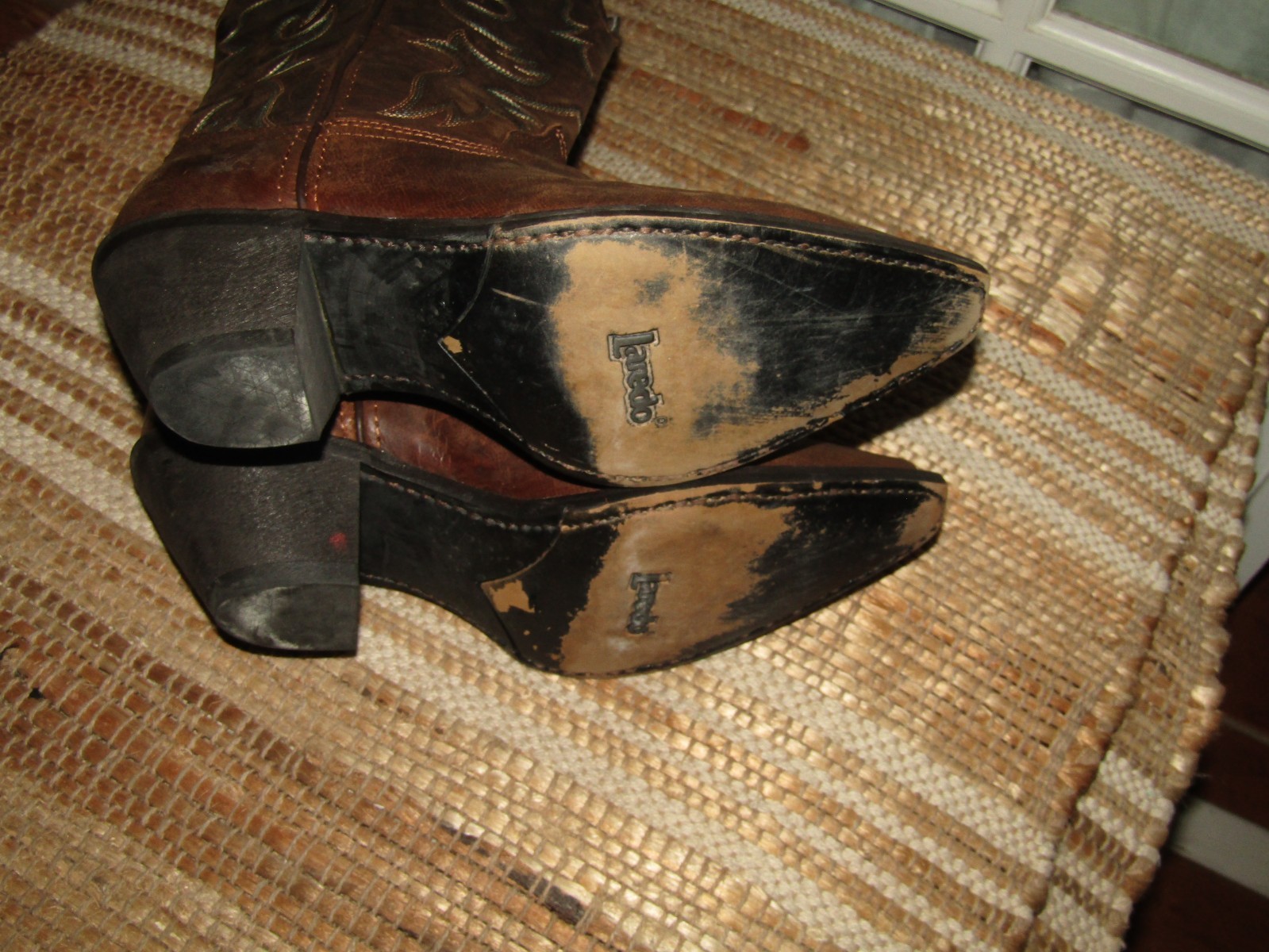 Laredo Access Western Boots Women’s Size 9 W Brown Leather 51078 Snip Toe