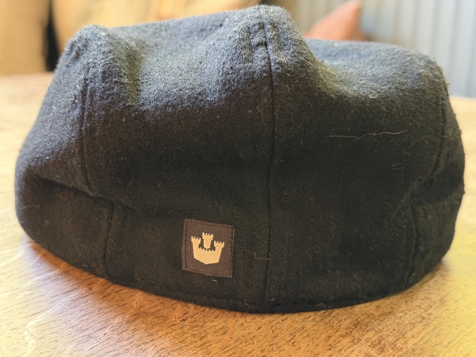 Goorin Bros Newsboy black Hat Flat Cap Mens S/M Classic Wool Blend Paper Boy