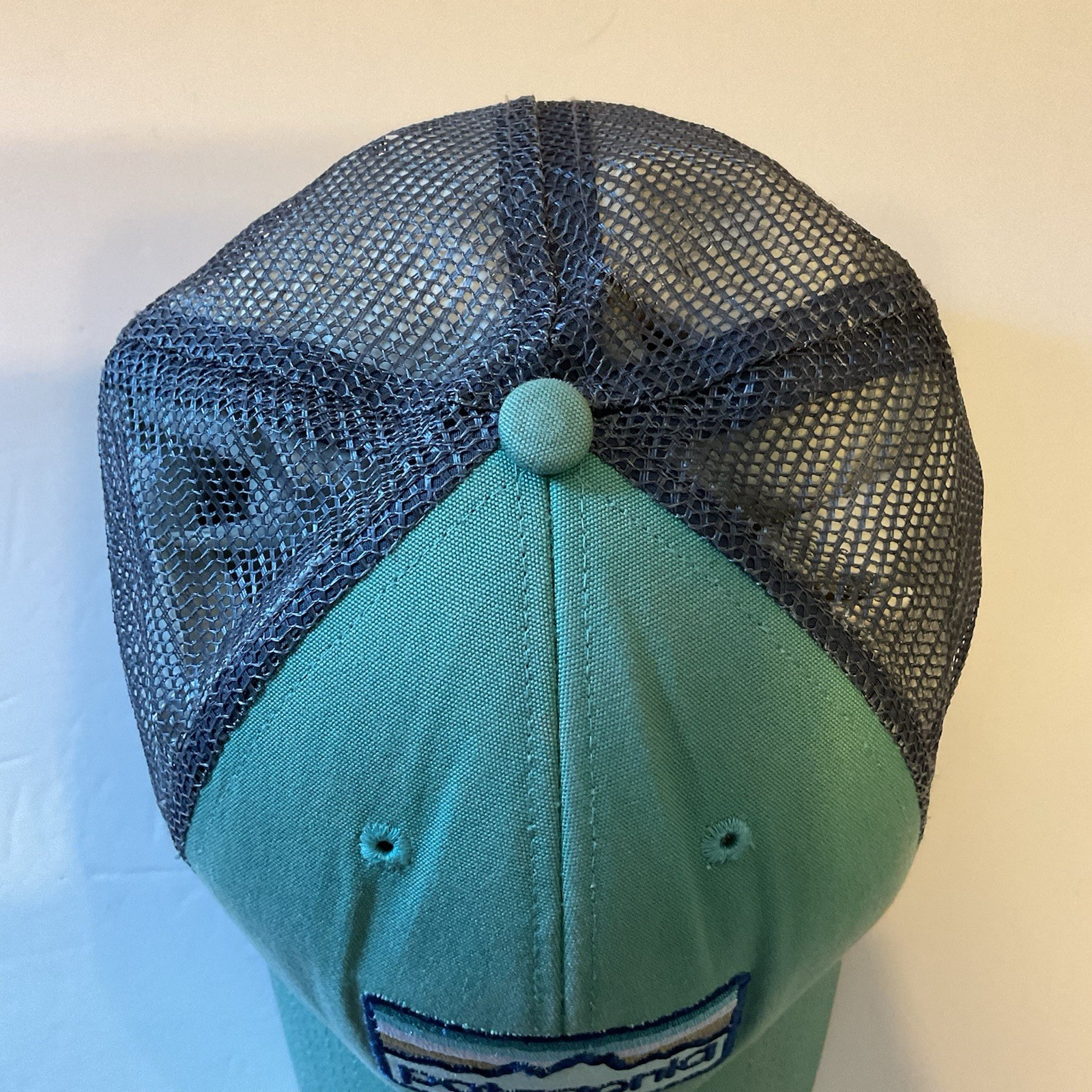 Patagonia Lo Pro Trucker Hat Logo Mesh Cap Green Snapback 100% Organic Cotton