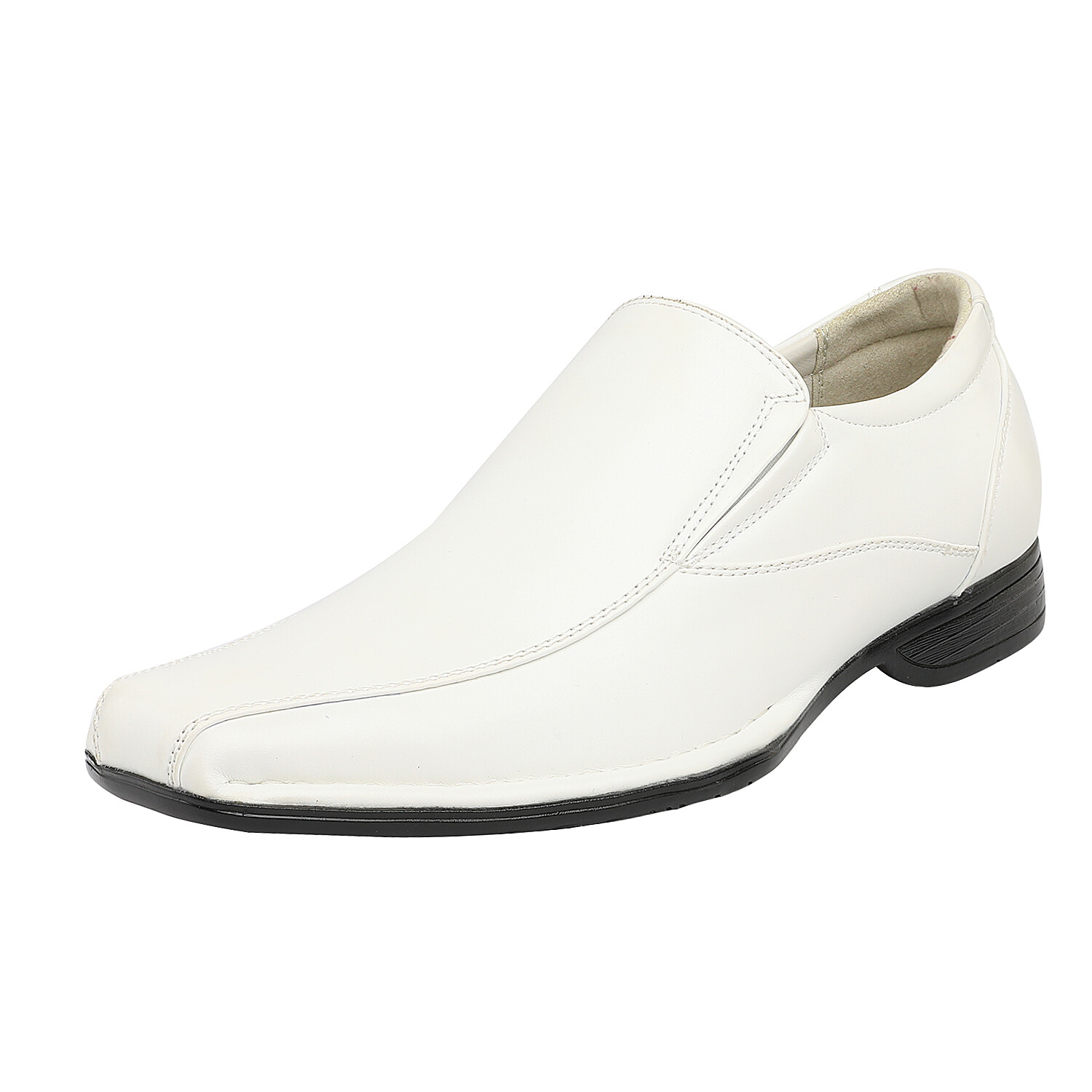 Men’s Oxford Shoes Square Toe Loafers Formal Slip On Dress Shoes