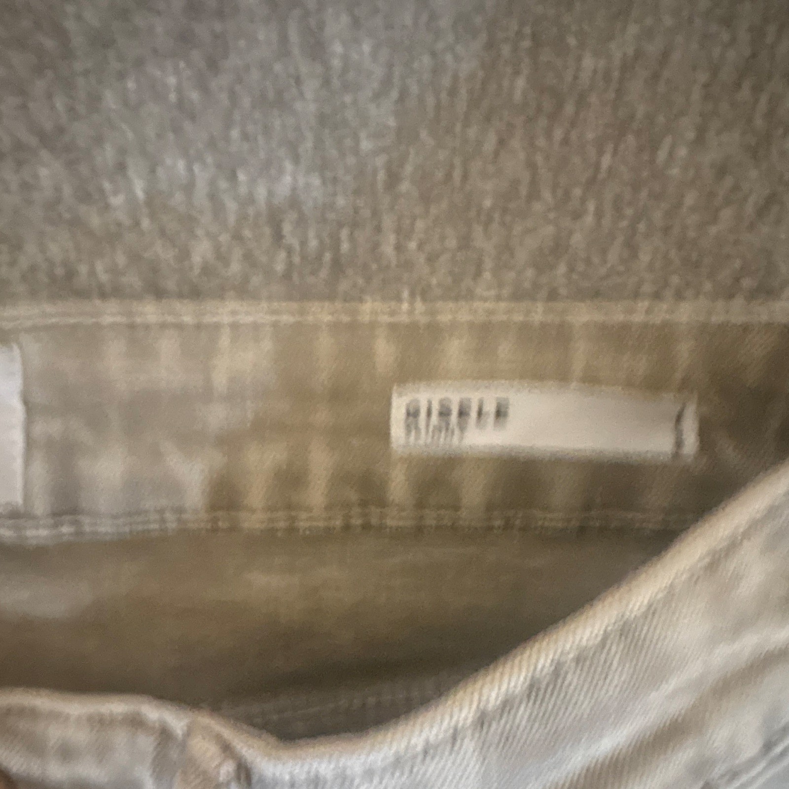 Dear John Women’s Beige Light Wash Skinny Jeans 5-Pocket Mid Rise Button