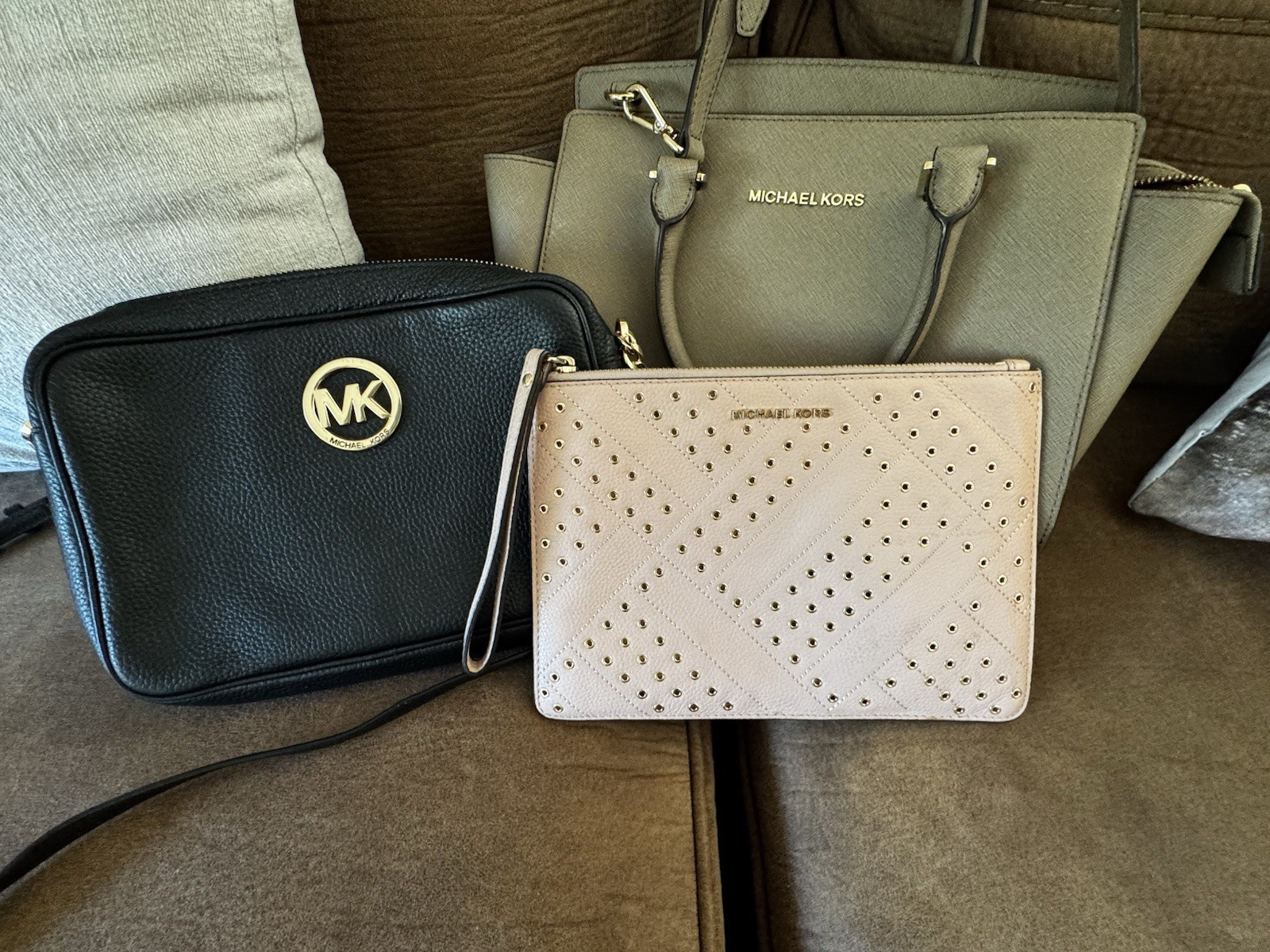 Michael Kors leather purse bundle! See description for details.
