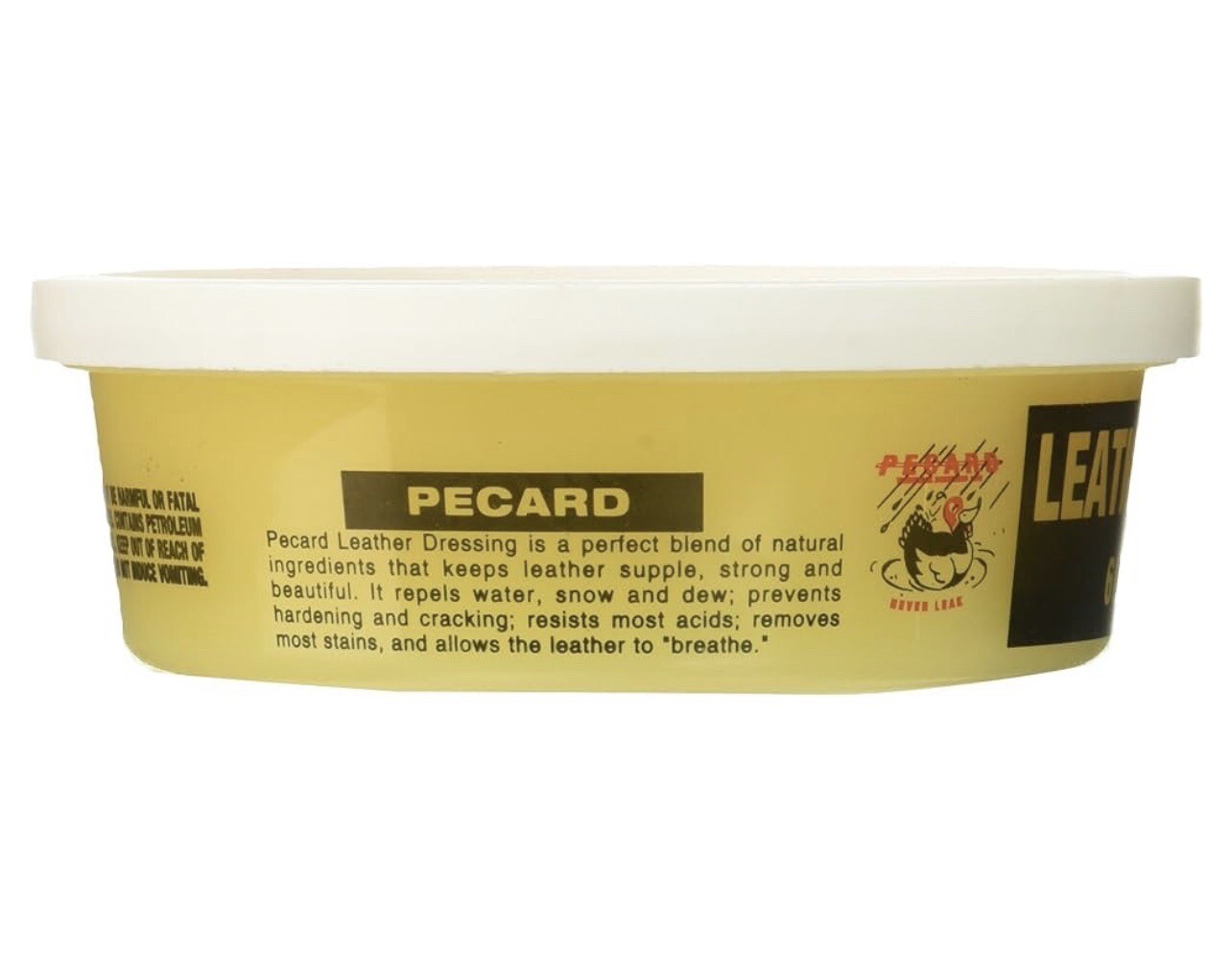Pecard Classic Leather Dressing Conditioner 6 oz Container Boot Shoe Oil