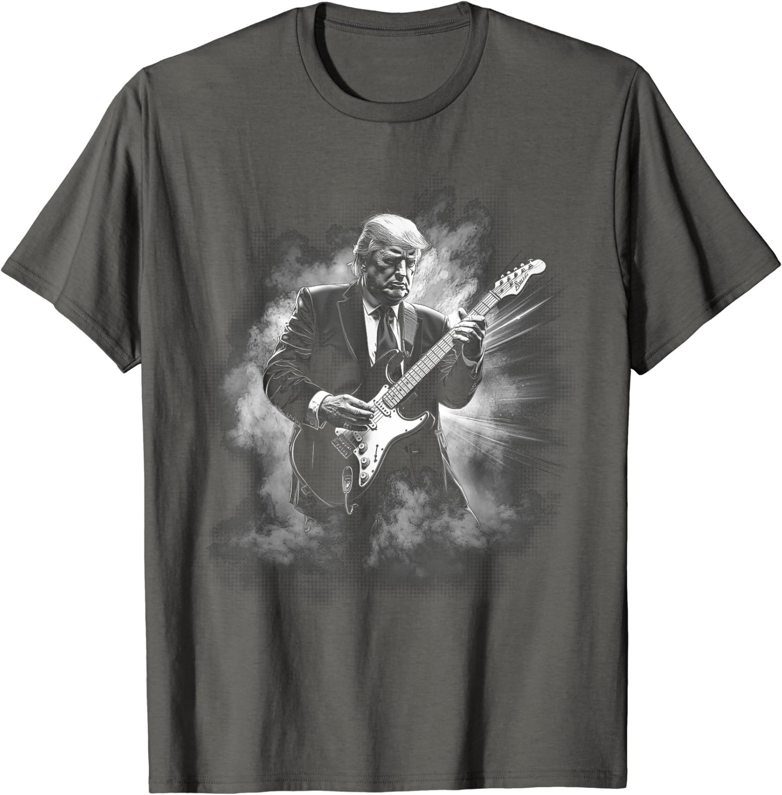 Donald Trump Playing Electric Rock Guitar T-Shirt