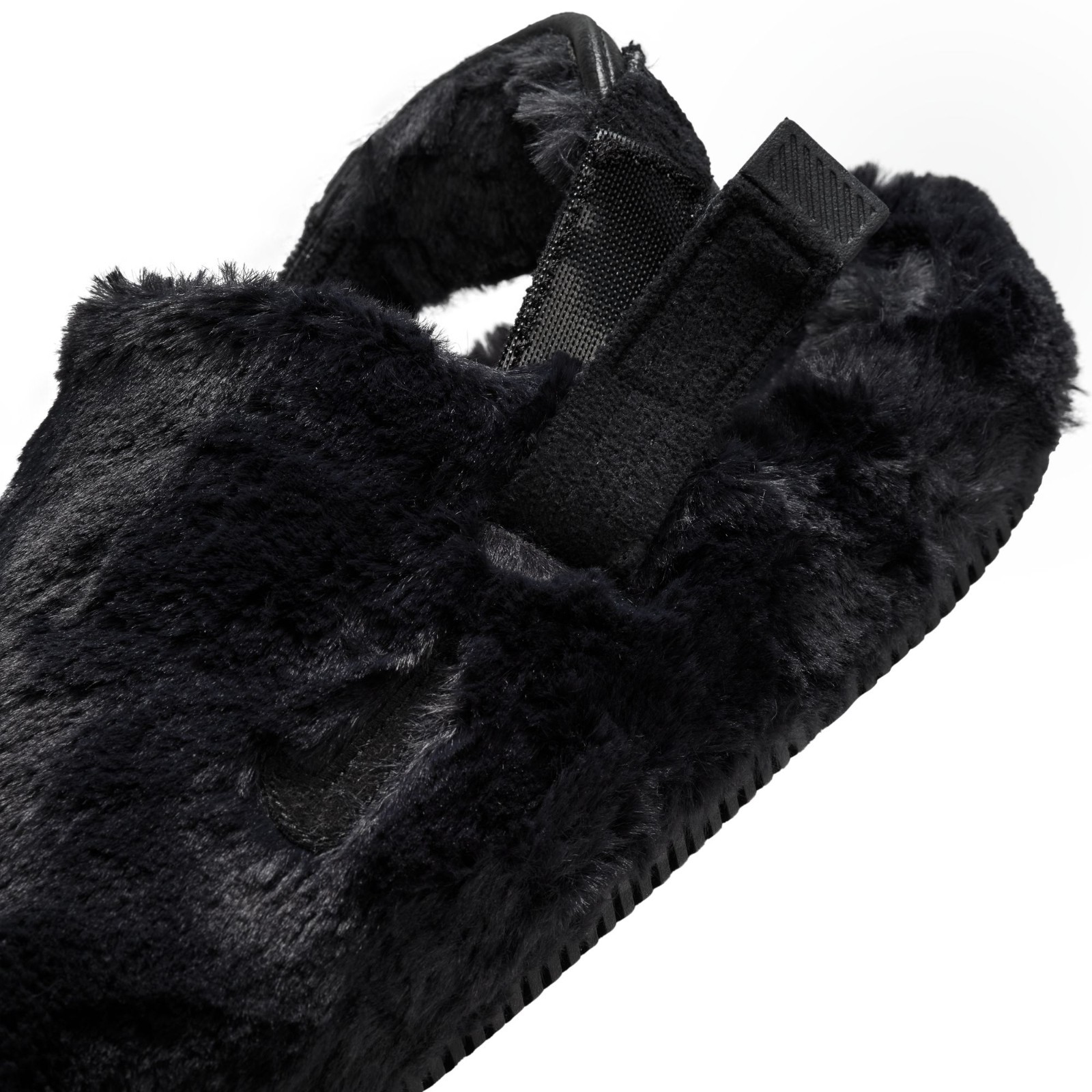 Nike CALM SLIDE SE Women’s Fuzzy Black FZ3119-001 Basic Active Slides