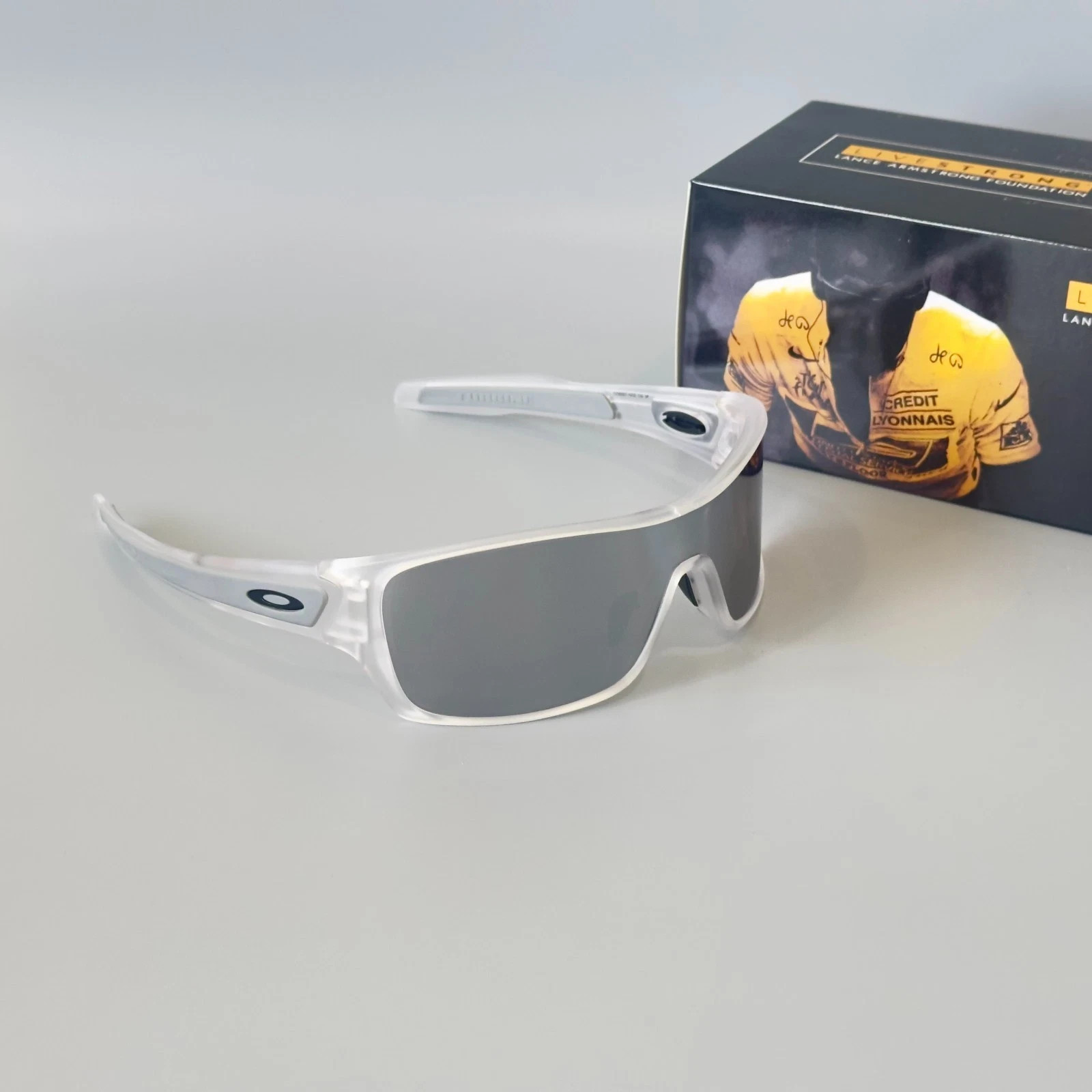 Oakley Turbine Rotor OO9307 Sunglasses Polished Clear Frame/Silver Lens