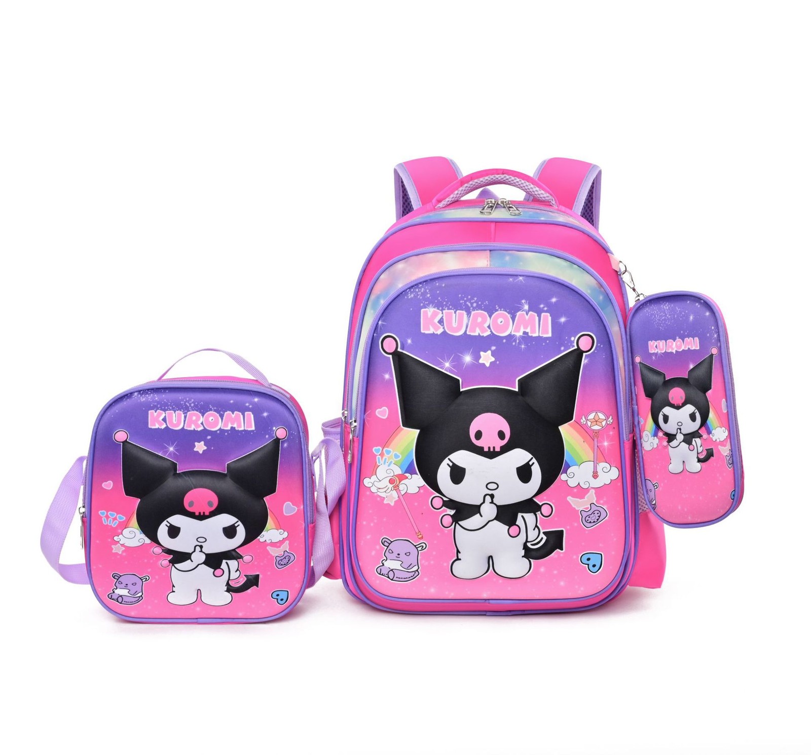 Cartoon Sofia- &KITTYThe First School Bag Backpack For Kids Girls/boys Lunch Bag