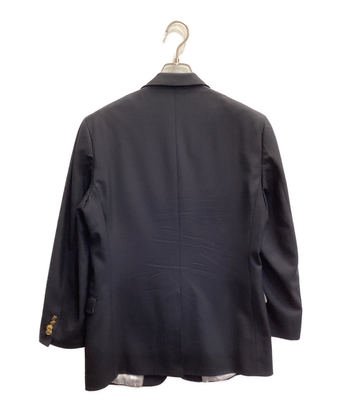 BROOKS BROTHERS Gold-buttoned blazer Size: 38 Navy Men 6209-001TA1