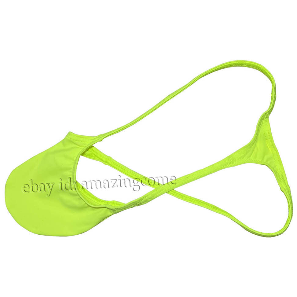 Men’s Spandex Micro Thong Underwear Contour Pouch G-string Tangas Bikini T-back