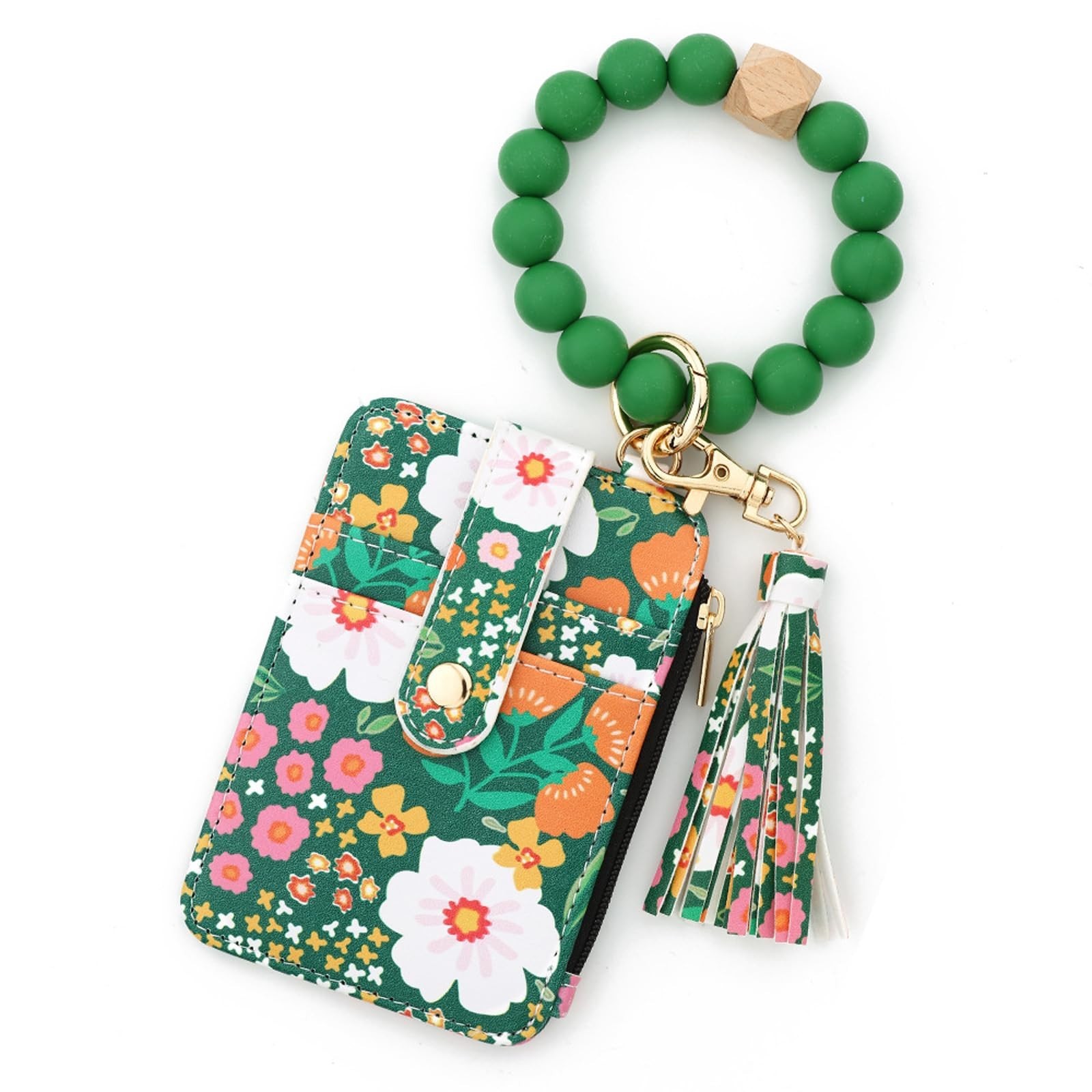 Women’s Tassel Wristlet Keychain – Wallet & Card Case in One, Christmas gift