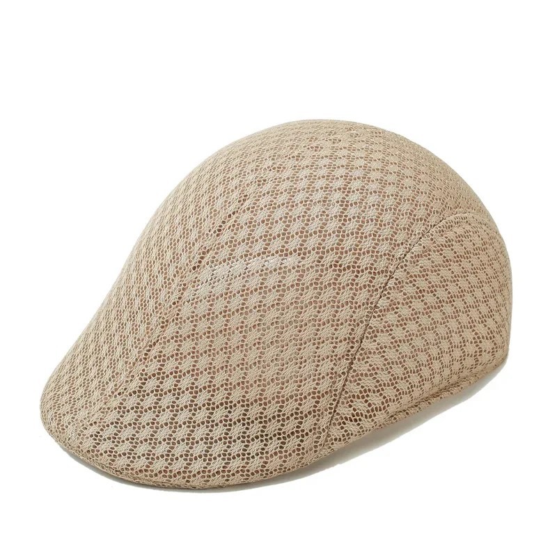 Duck Mesh Summer Gatsby Cap Mens Ivy Hat Golf Driving Sun Flat Cabbie Newsboy
