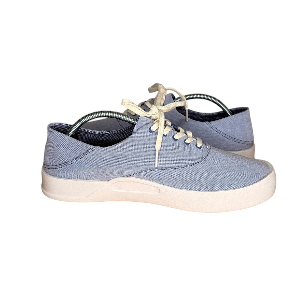 OluKai Tradewind Canvas Casual Sneakers Men’s Size 10 Chambray Blue Lace Up