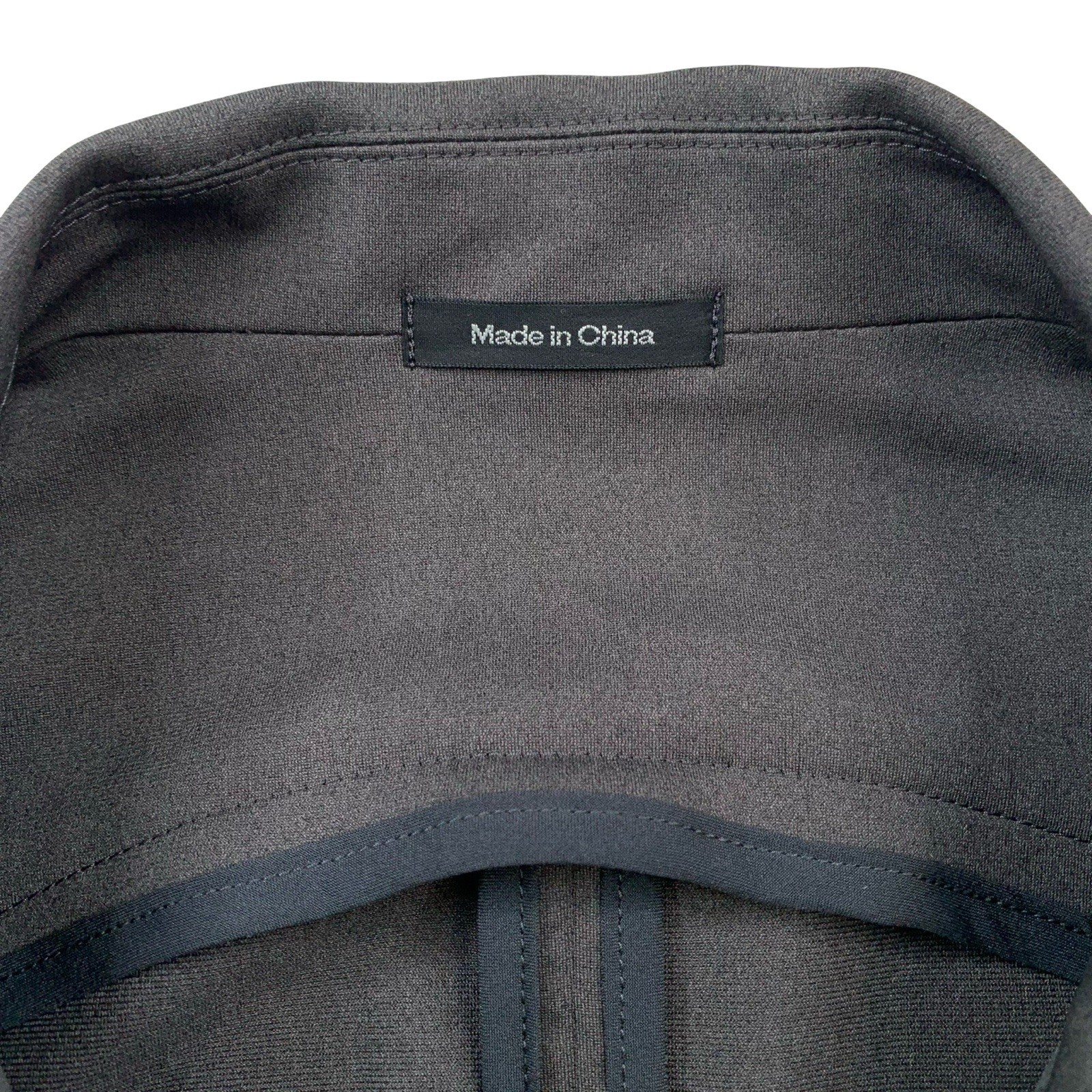 Mint! M Ministry of Supply Solid Dark Grey Patch Pocket Prime Flex Blazer