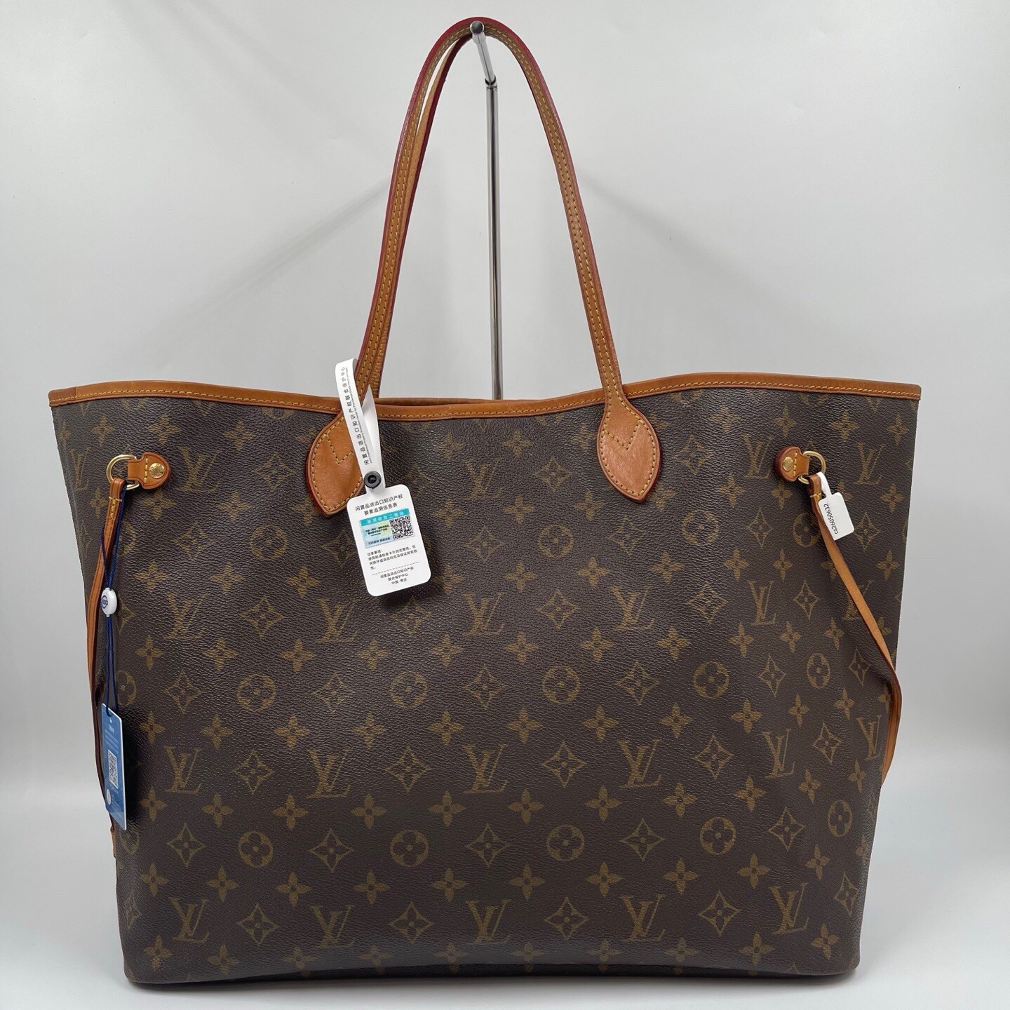 Louis Vuitton Neverfull Monogram Canvas GM Tote Shoulder Bag LV Brown 050632