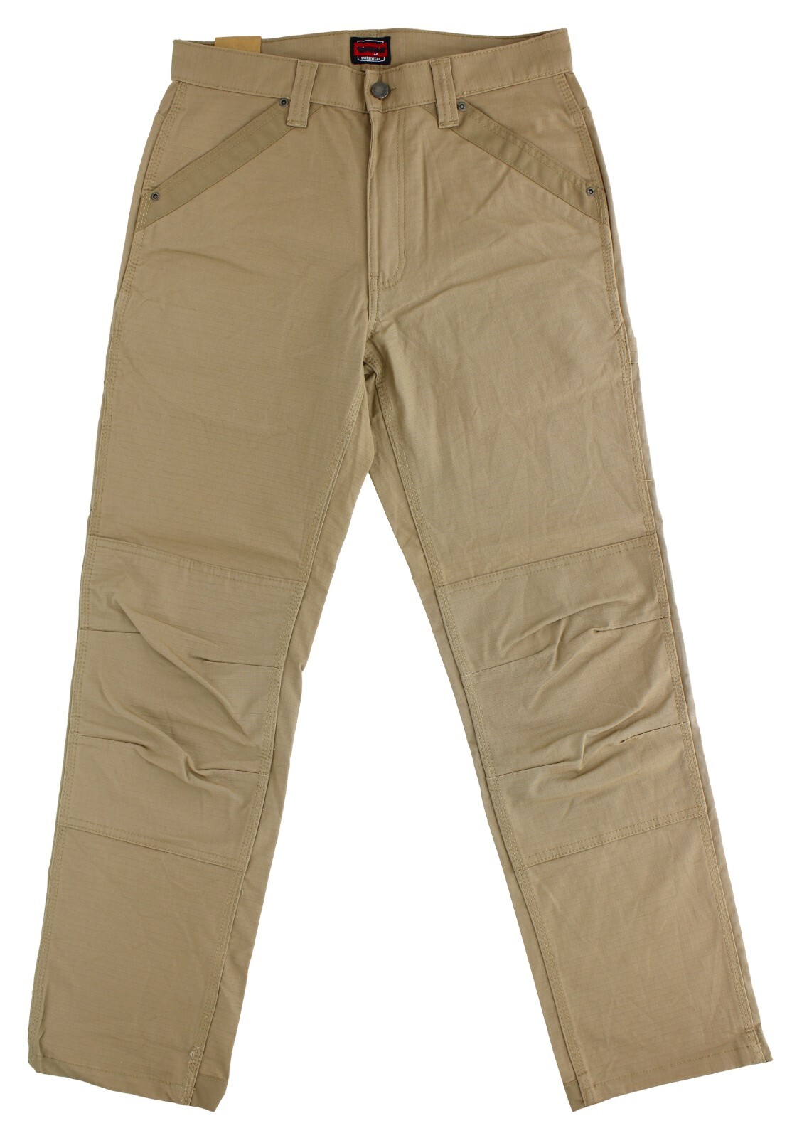 Wrangler Workwear Men’s Work Pants 5-Pocket Rip-Stop, Reinforced Knee & Pockets