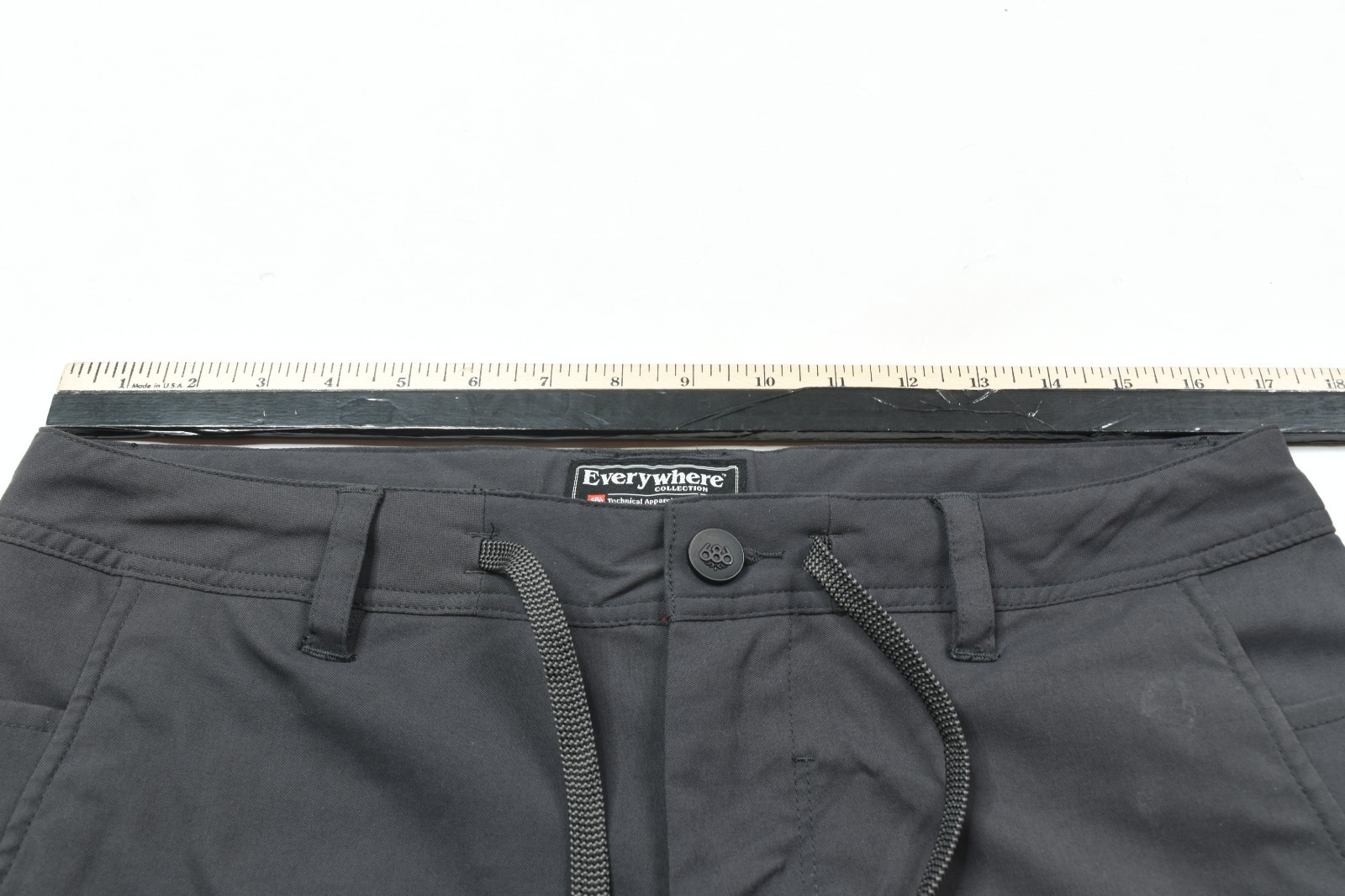 686 Everywhere Pants Mens 32×30 Gray Slim Fit Nylon Stretch Drawstring Hiking