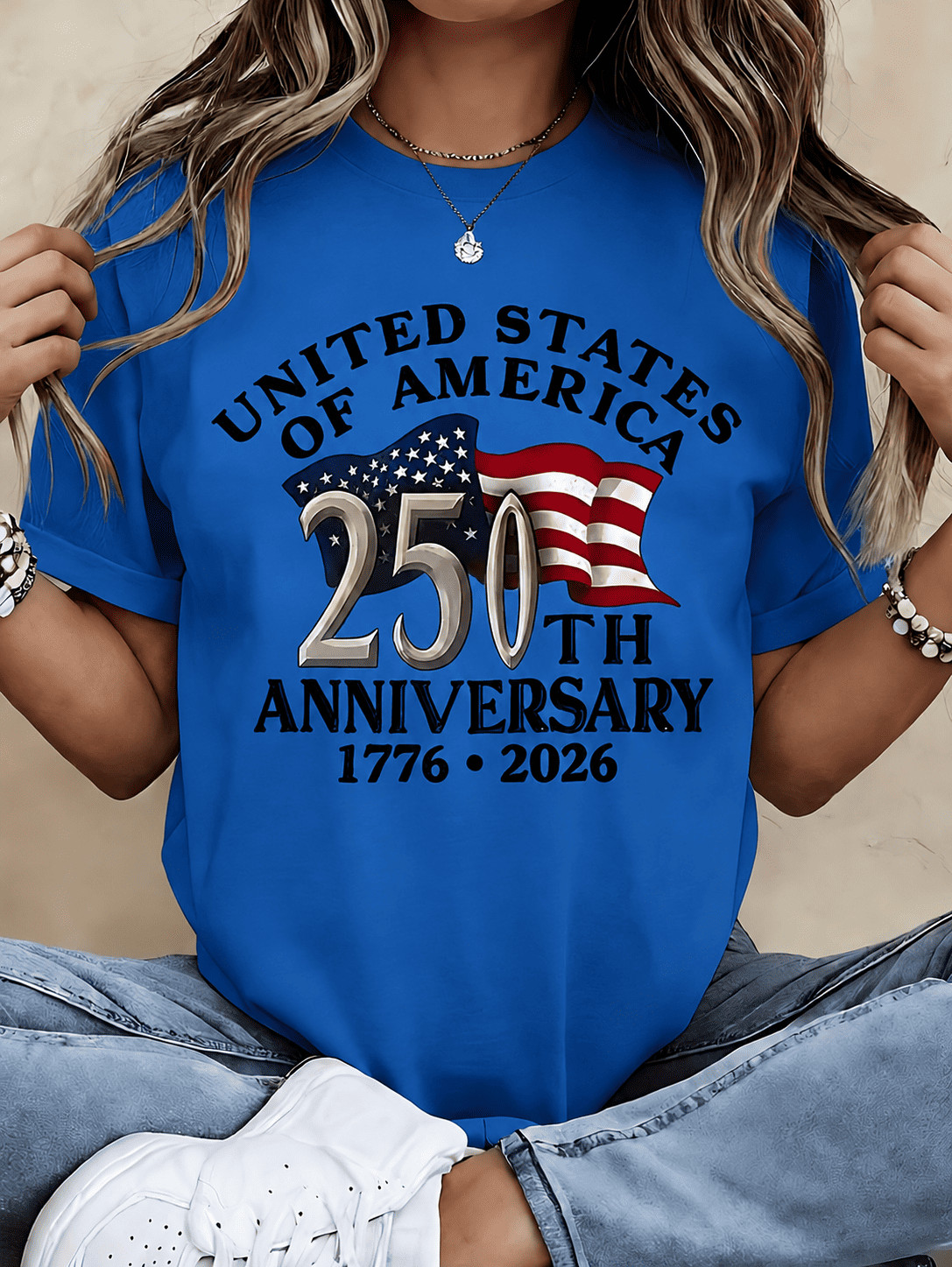 USA 250th Anniversary Shirt 1776 2026 Patriotic American Flag T-Shirt