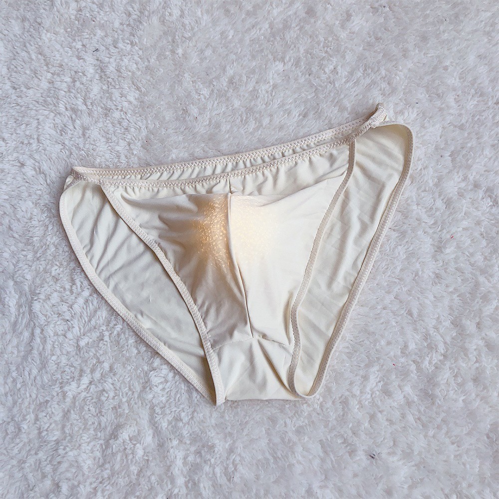 Bikini Underpant Breathable Ice Silk Machine Washable Men Sheer Stretch