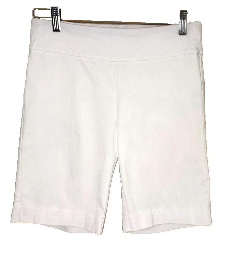 J.Mclaughlin Masie Pull On Shorts Size 4 White capsule minimalist Resort Wear