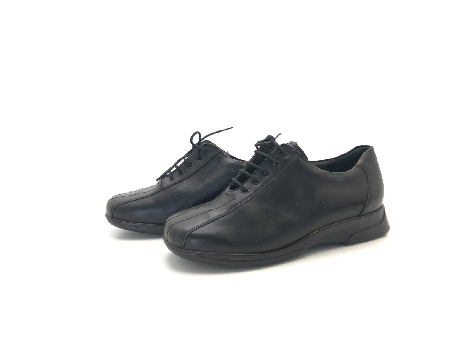 Theresia M. ladies loafers lace up loafers comfort black size 38.5 (UK 5.5)