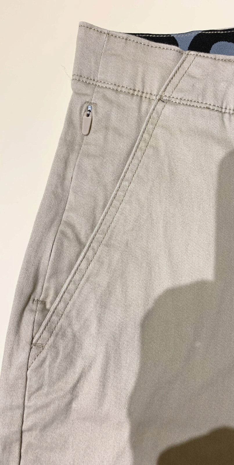 IRON CO. Men’s Stretch Fabric Flex Waist Flat Front Shorts VTG Wheat All SZ