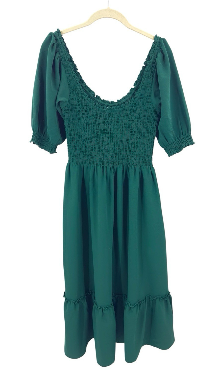 Hill House Home Louisa Nap Dress Size Small Boho Peasant Cottage Smocked Midi