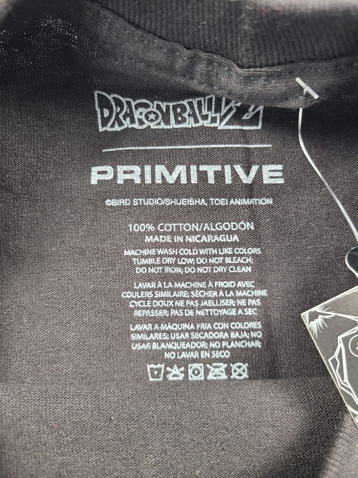 Dragon Ball Z Timeline Primitive Skatewear Black T-Shirt Men’s M Unisex NWT