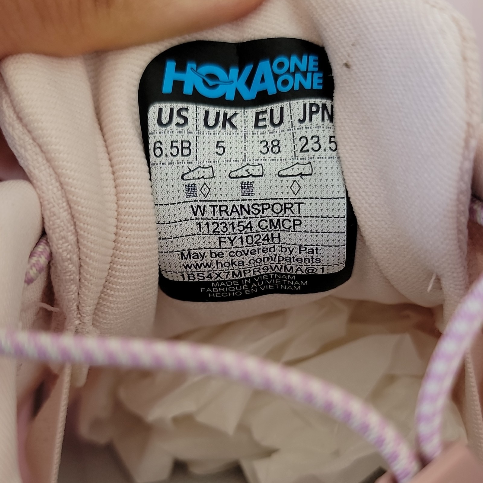 Size 6.5 – Hoka One One HOKA Transport Cosmic Pearl W