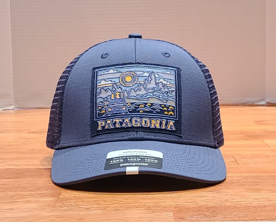 New! Patagonia Summit Road LoPro Trucker Hat Dolomite Blue Snapback Unisex