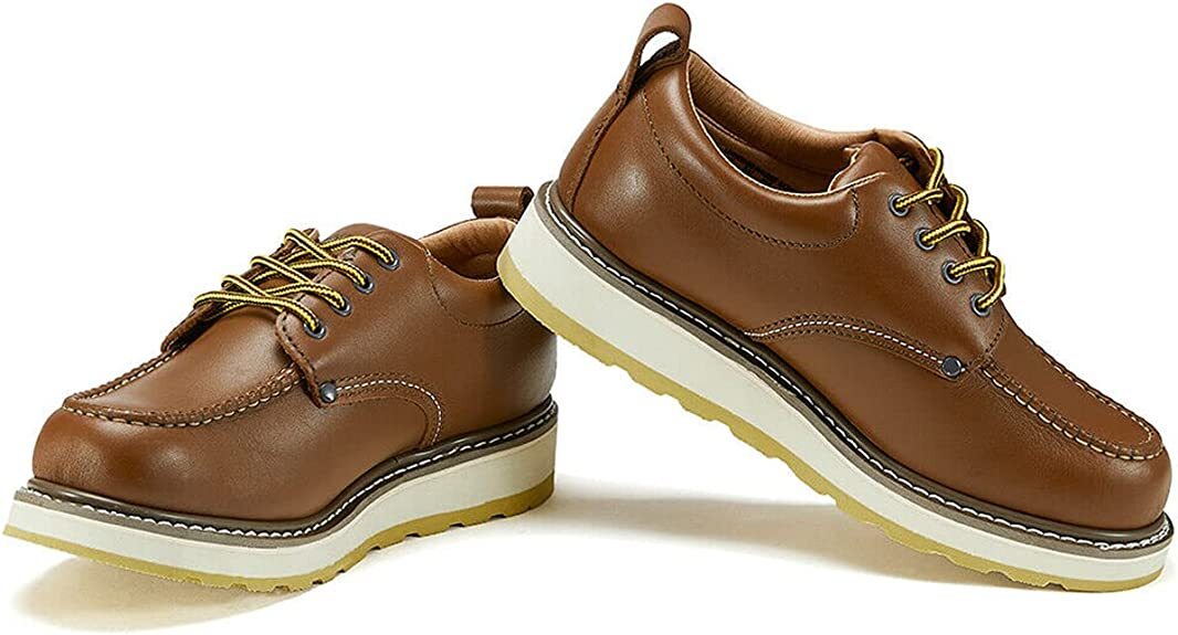 DieHardMen’s 4″ Soft Toe SureTrack Leather Slip Resistant Work Boots Shoes 82994