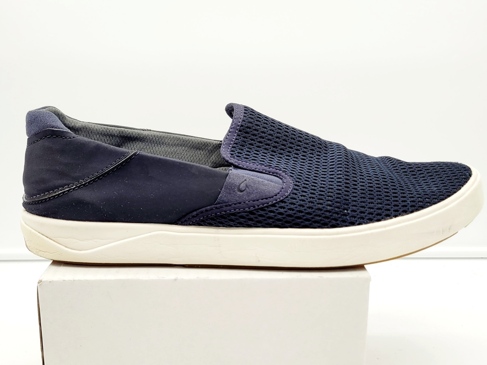 OluKai Lae’ahi Shoes Mens Size 14 Blue Mesh Slip On Casual Comfort Sneakers