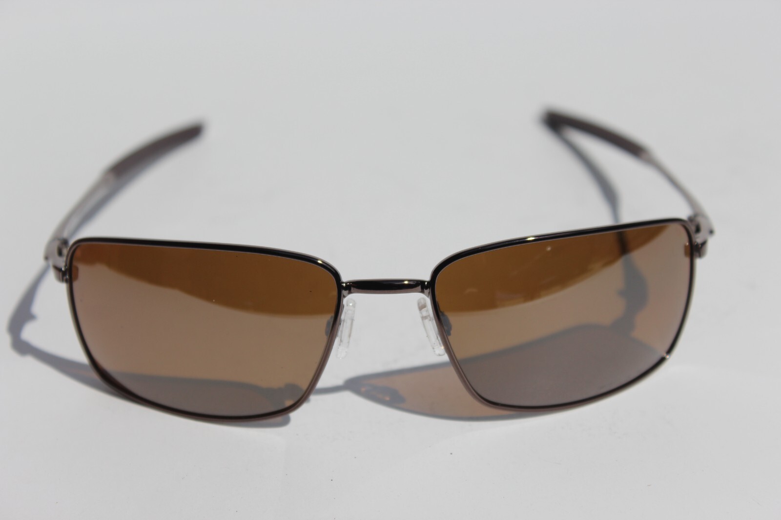 OAKLEY Square Wire POLARIZED Sunglasses Gunmetal/Tungsten Iridium NEW OO4075-06