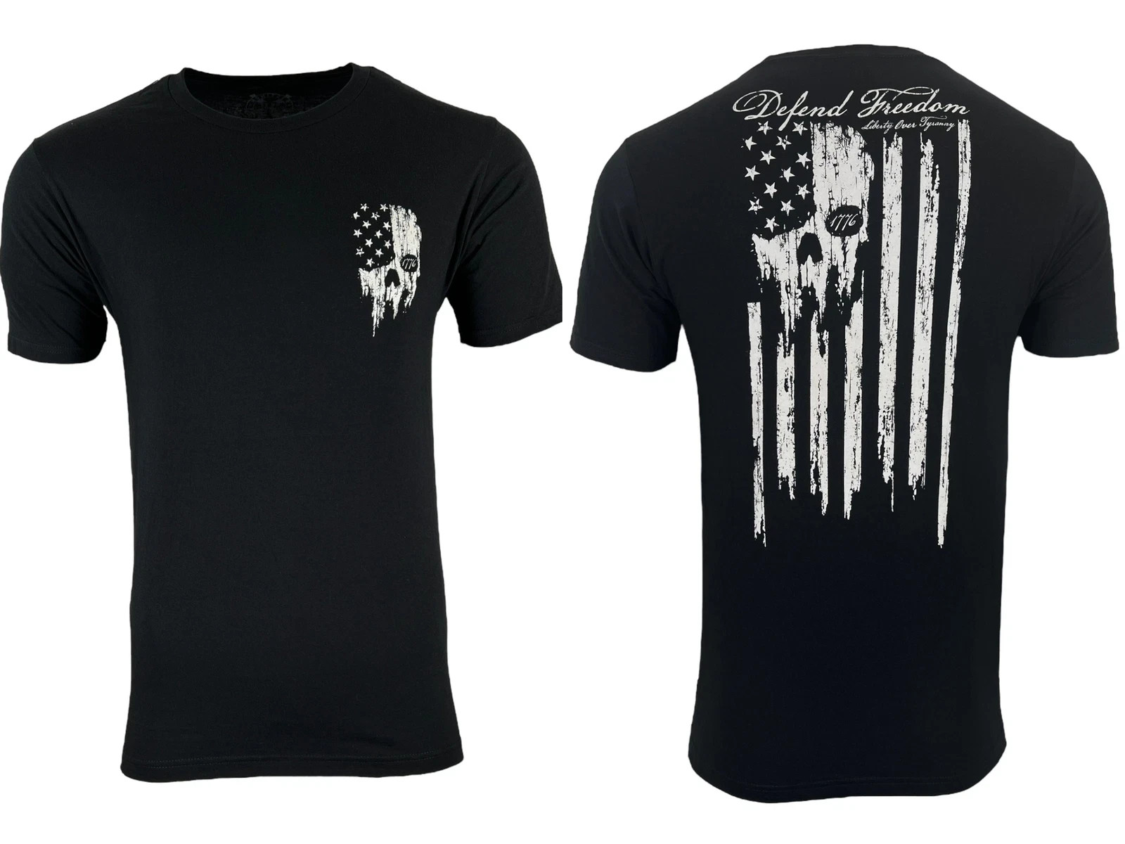 Howitzer Style Men’s T-Shirt DEFEND FREEDOM Military Grunt