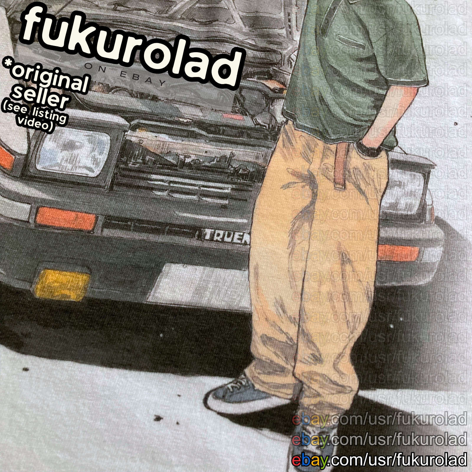 INITIAL D Takumi Fujiwara UNISEX t-shirt – high quality print