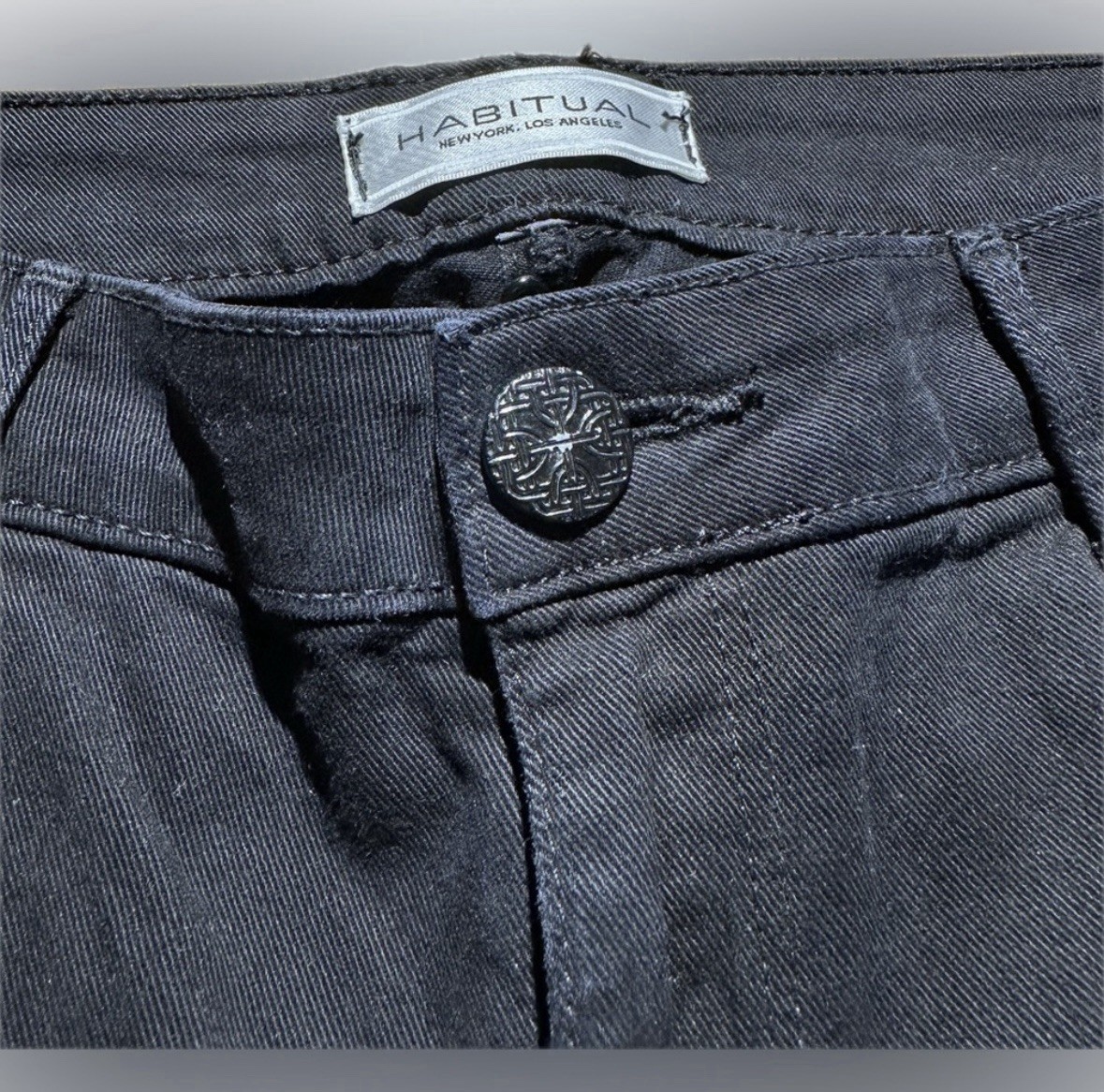HABITUAL Men’s Skinny Jeans 33W34L Black