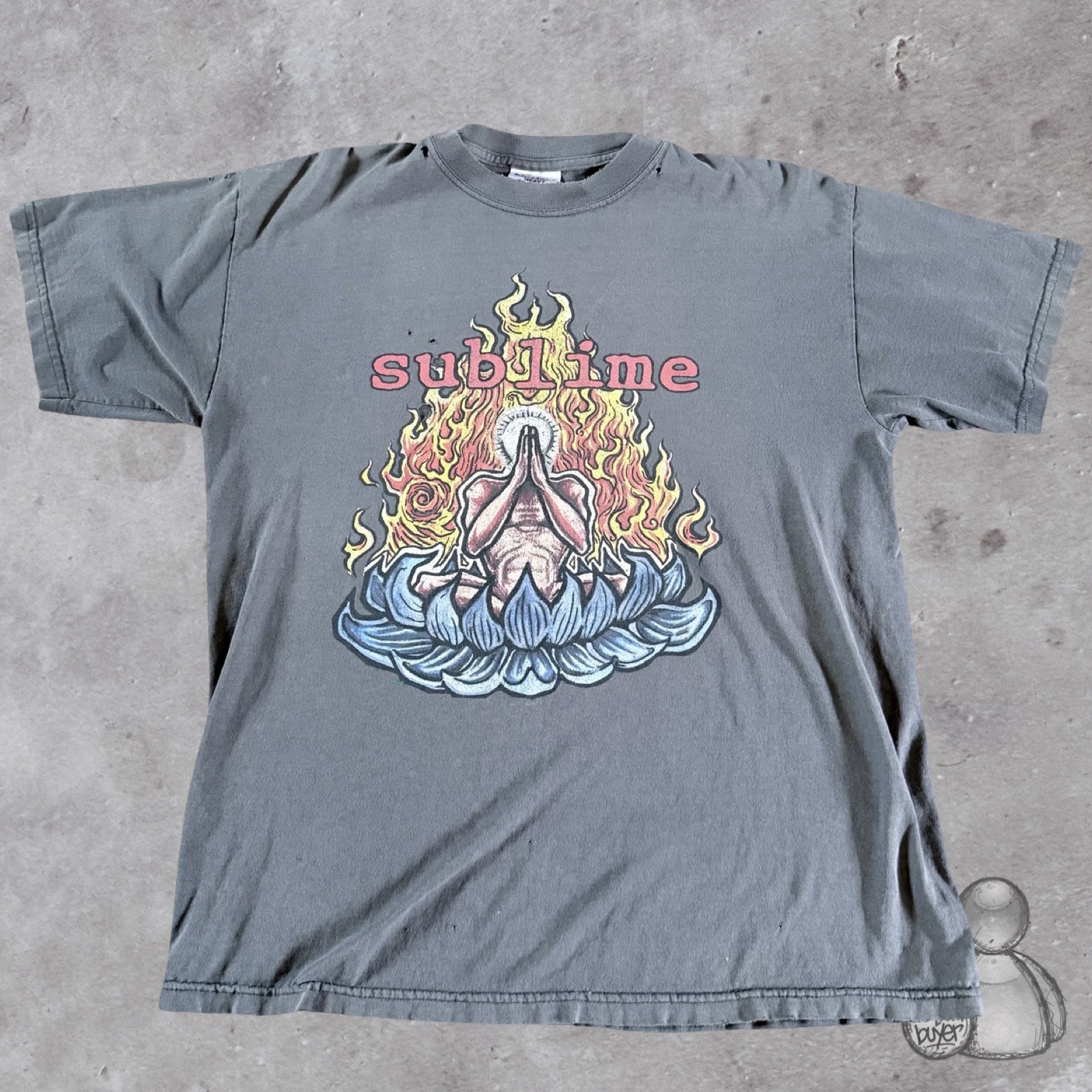 Vintage 1990s Sublime Skunk Records T Shirt Men’s Large L distressed grudge