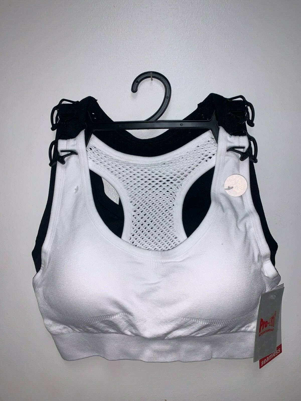 Padded 2 Pack High Impact Seamless Sports Bra Active Wear / Work Out,Gym &Yoga,