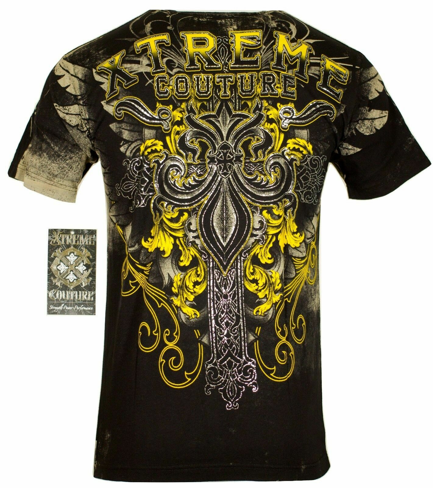 XTREME COUTURE by AFFLICTION Men’s T-Shirt SALVATION Tattoo Biker MMA S-5XL