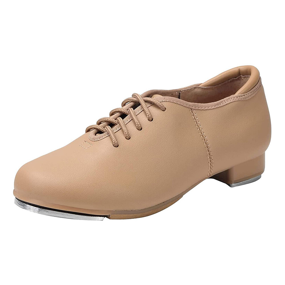 Linodes Synthetic Leather Lace Up Tap Shoe Dance Shoes for Women and Men