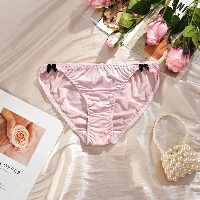 6 Pack Lot Sexy Womens Satin Panties Bikinis Briefs Underwear Ladies Lingeries