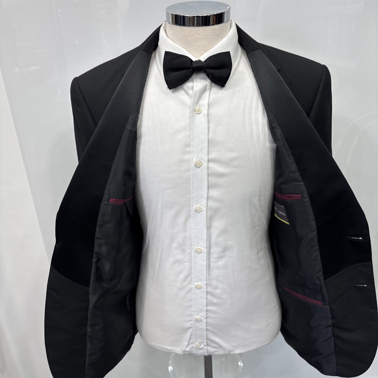 M&S TAILORING Black Regular Fit Machine Washable Dinner Jacket Tuxedo C38M