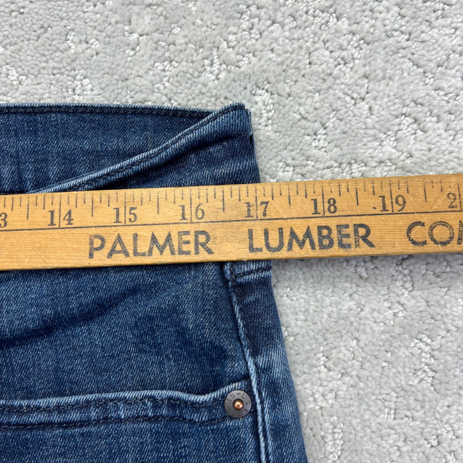 Levis 502 Jeans Mens 33×30(34×28) Regular Taper Denim Stretch All Seasons Tech