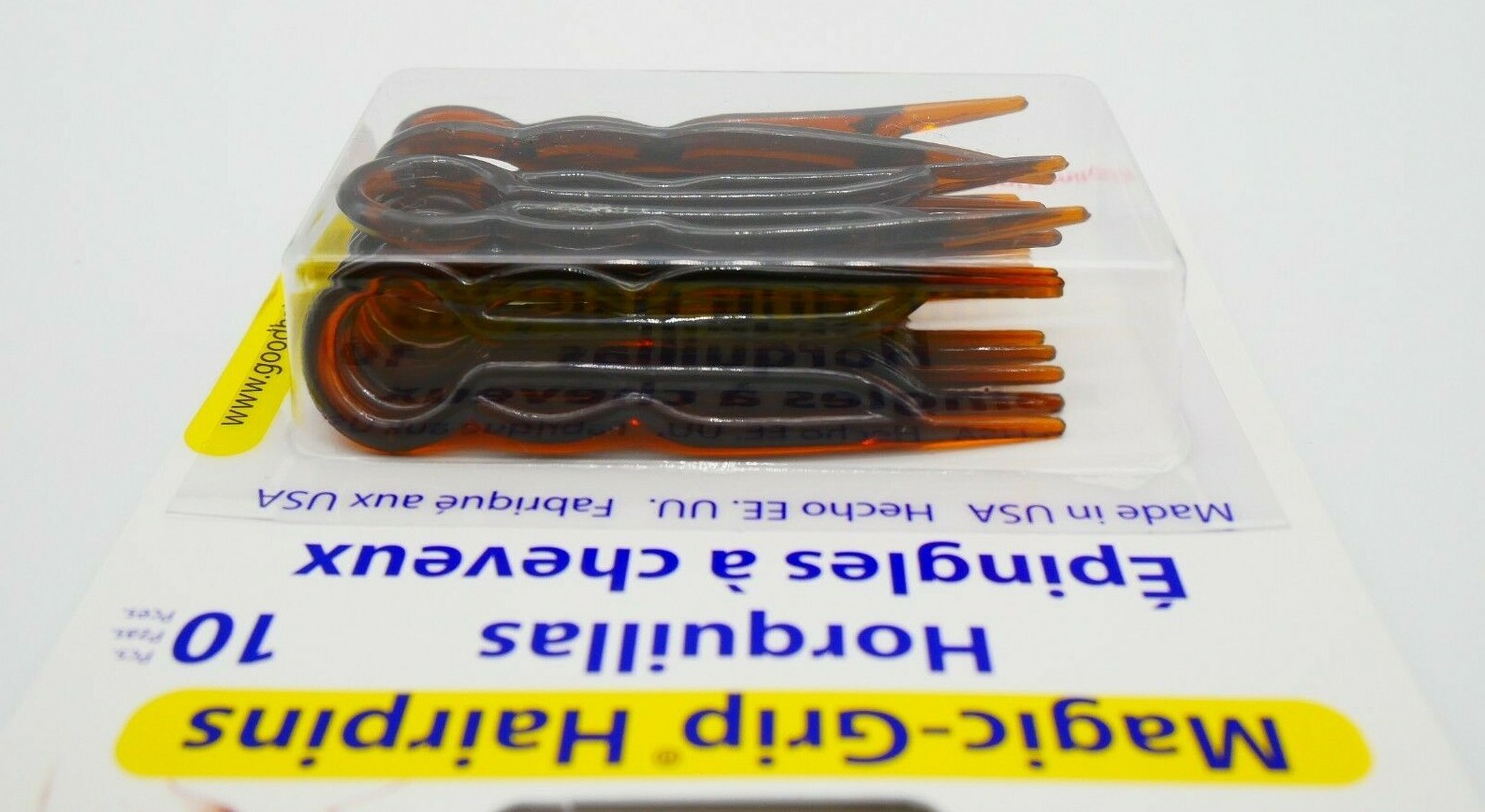 3 x Packs Magic Grip Hairpins 2 1/2″ Brown (30 Pcs) Good Hair Days