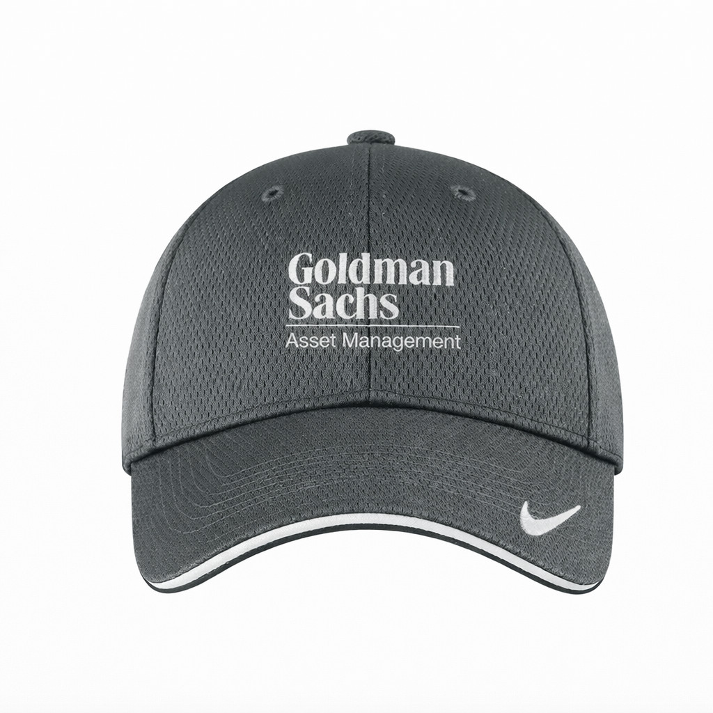 RARE NWT 100% Authentic Goldman Sachs Asset Management Golf Hat Cap Gray Finance